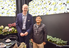 Peter Oenings of Heuger with Suwat Singtothong from Kanok Seed, from Thailand